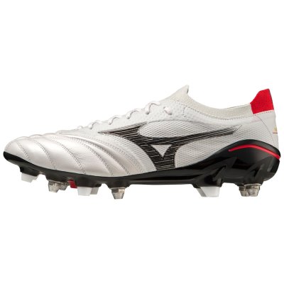 Zapatos De Fútbol Mizuno Morelia Neo IV Beta Japan Mix Mujer - Blancos / Negros / Rojos - Chile M24